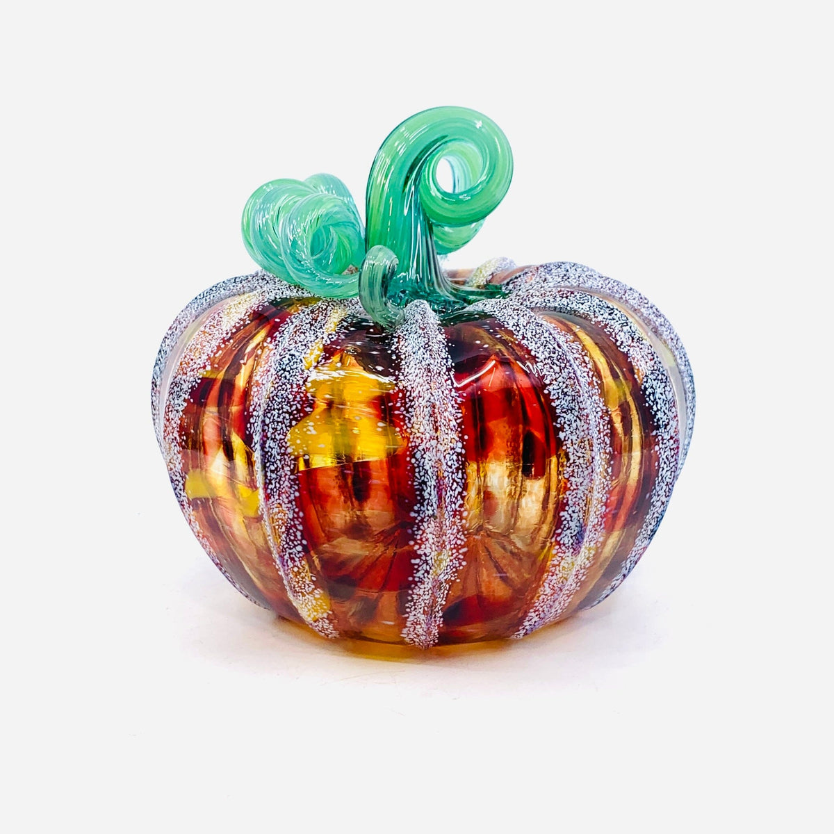 Daily Pumpkin 1929 Snowfall Squat Gabby Luke Adams Glass Blowing Studio 