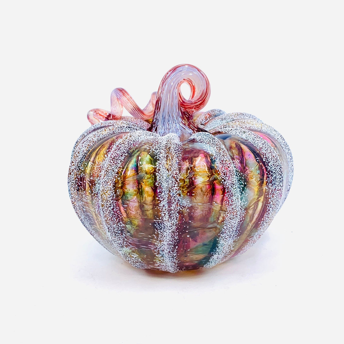 Daily Pumpkin 1862 Snowfall Squat Gabby Luke Adams Glass Blowing Studio 