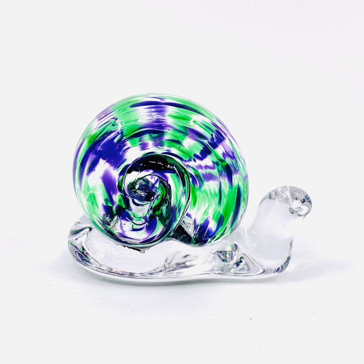 Glass Snail, Grape Vine Miniature Henrietta Glass 