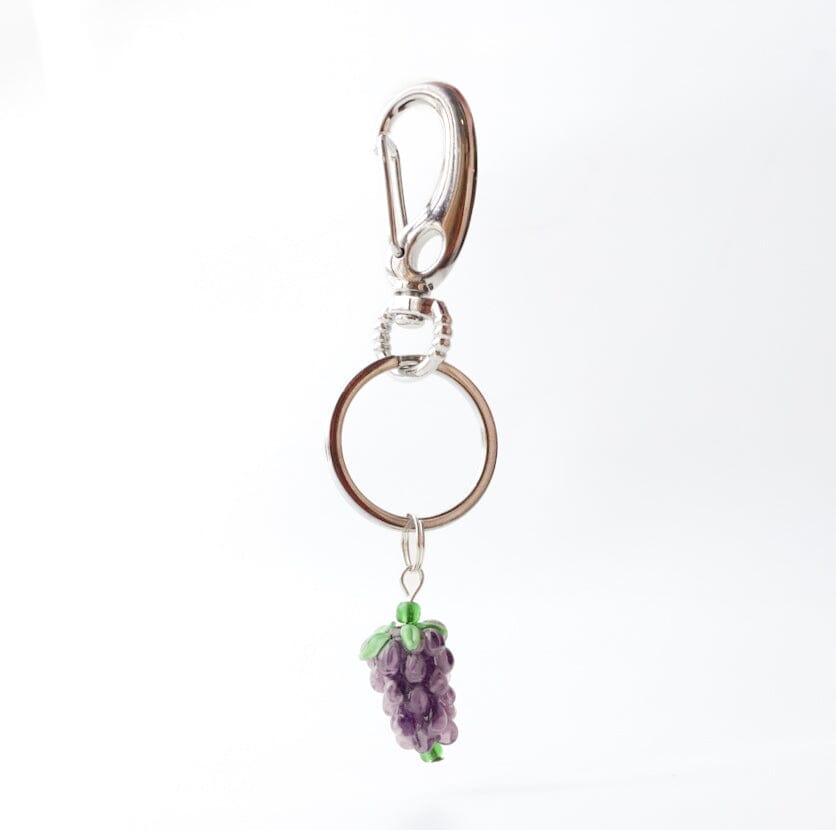 Glass Miniature Keychain, Grape GANZ 