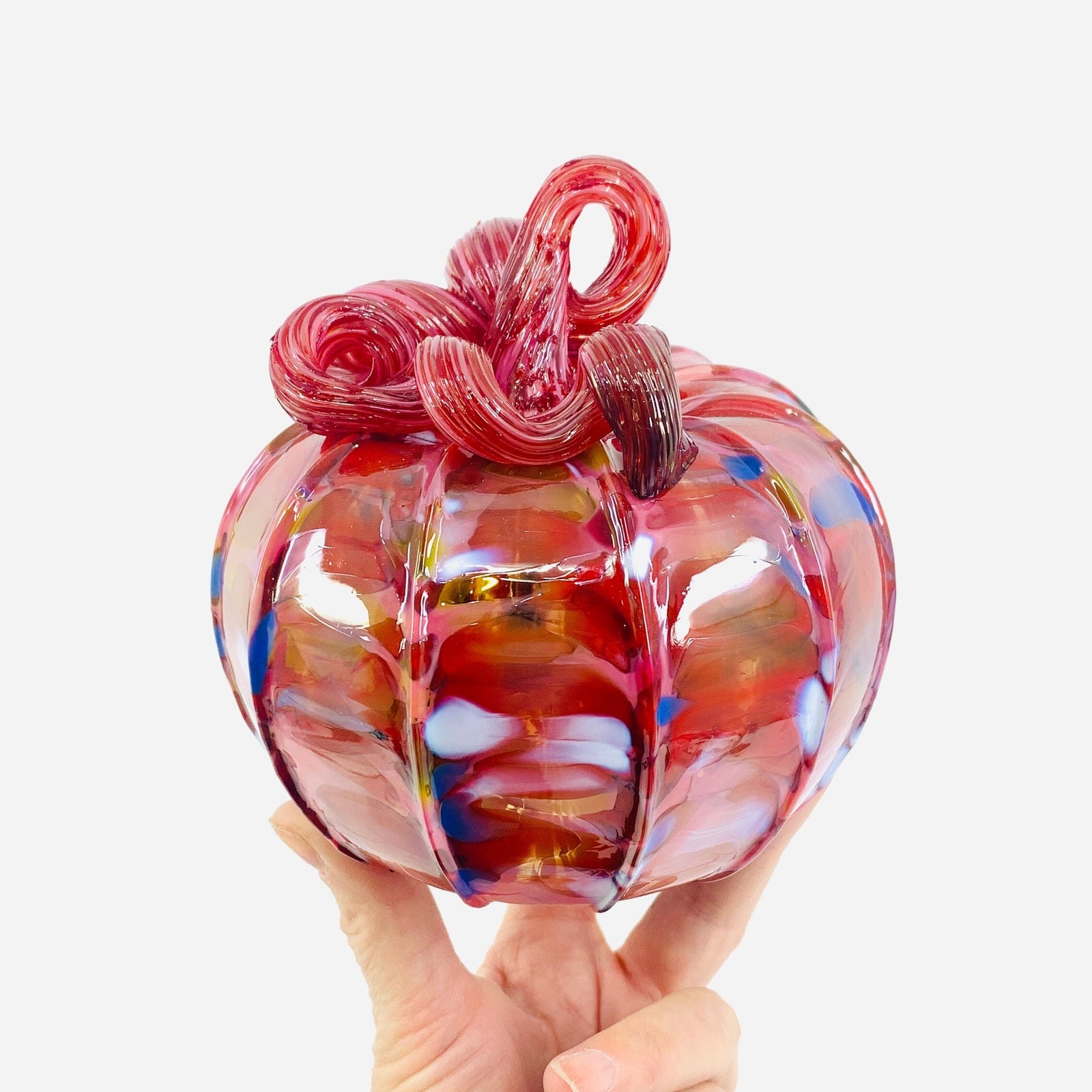 Daily Pumpkin 2648 Sweetheart Squat Gabby Luke Adams Glass Blowing Studio 