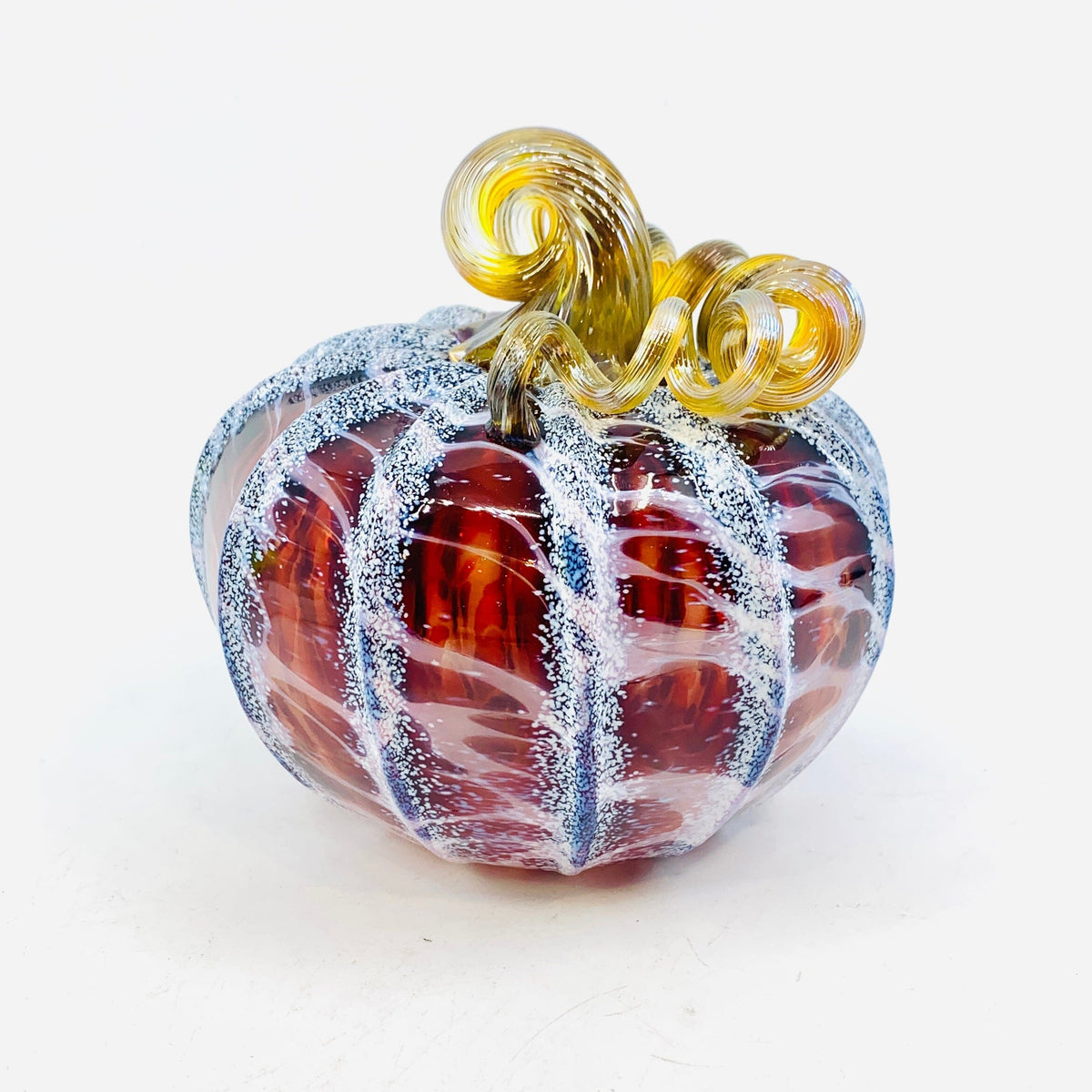 Sugared Snowberry Medium Inspo Luke Adams Glass Blowing Studio 