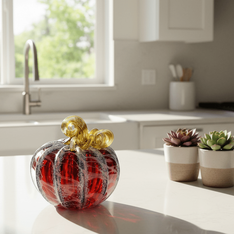 Sugared Snowberry Medium Inspo Luke Adams Glass Blowing Studio 