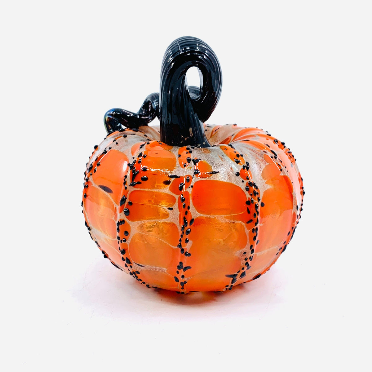 Daily Glow Pumpkin 520 Fall Squat Daily Pumpkin Luke Adams Glass Blowing Studio 