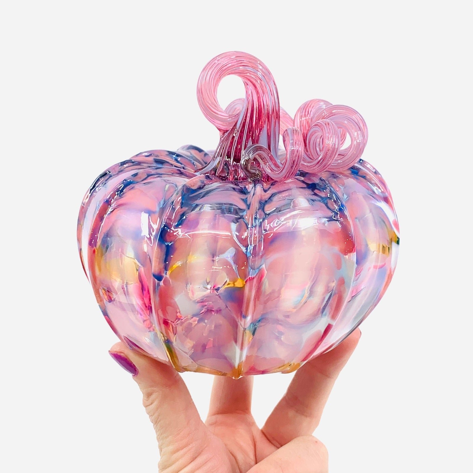 Daily Pumpkin 2967 Sweetheart Squat Gabby Luke Adams Glass Blowing Studio 