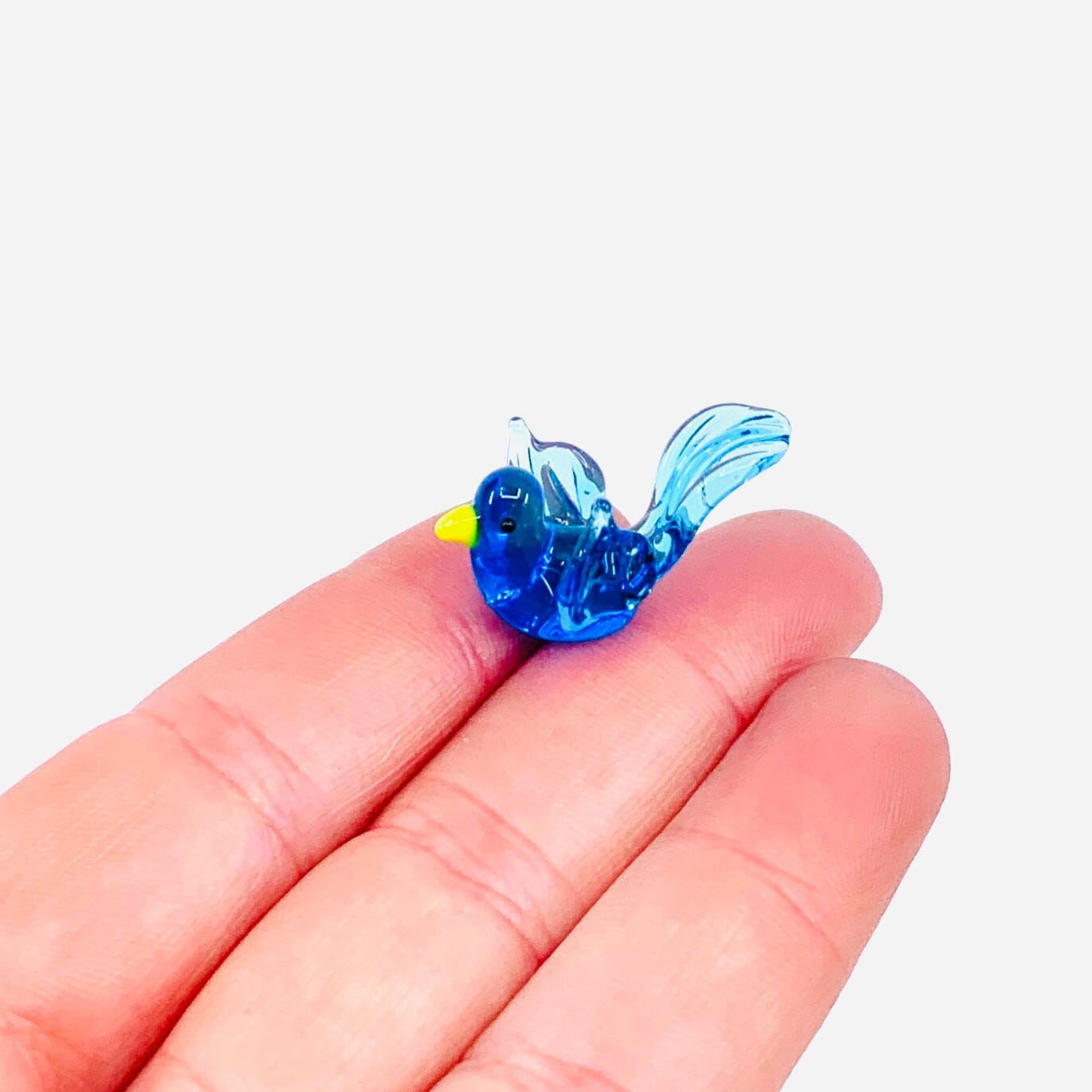 Tiny Glass Blubird 352 Miniature GANZ 