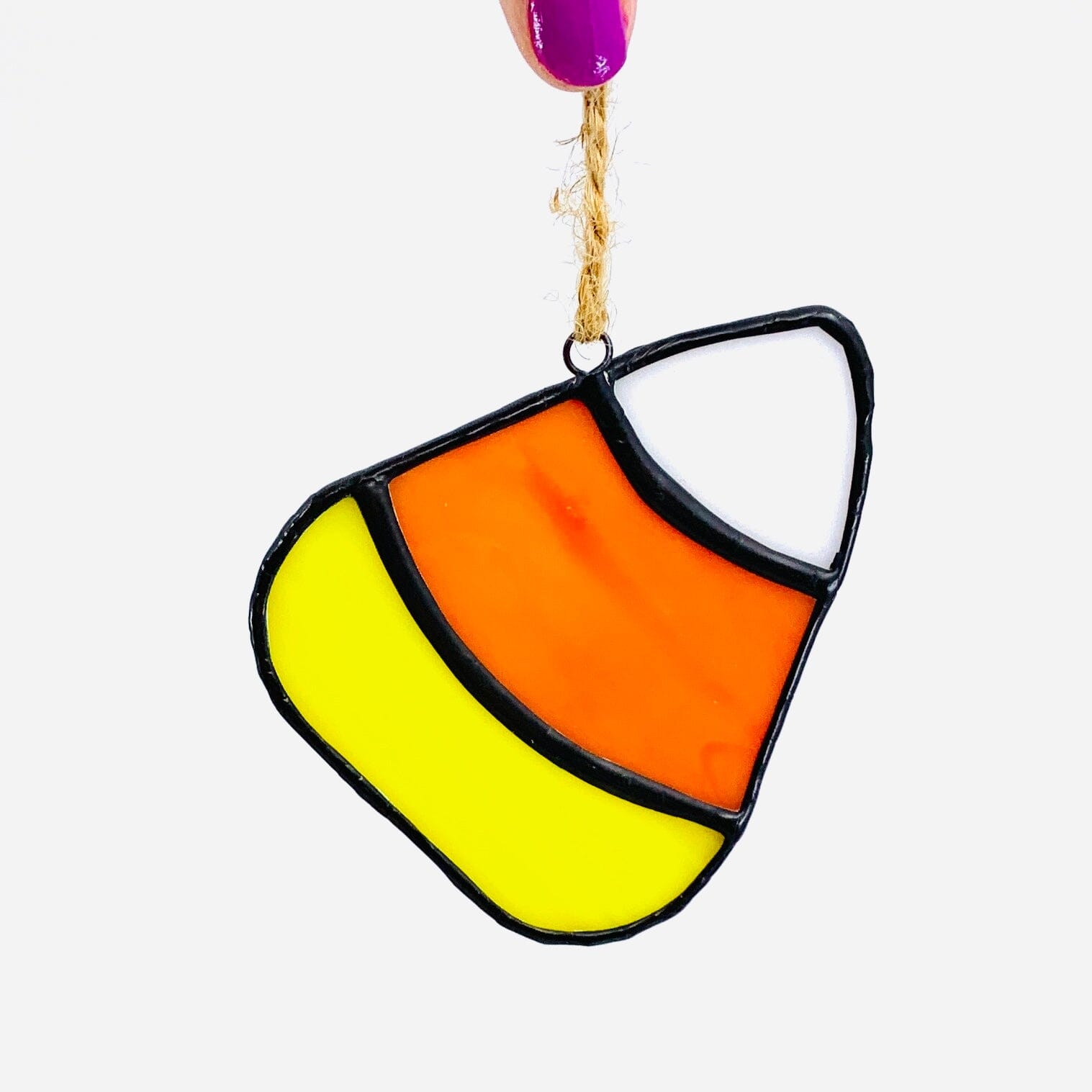 Stained Glass Suncatcher, Candy Corn Decor Michelle Bachand Dowling 