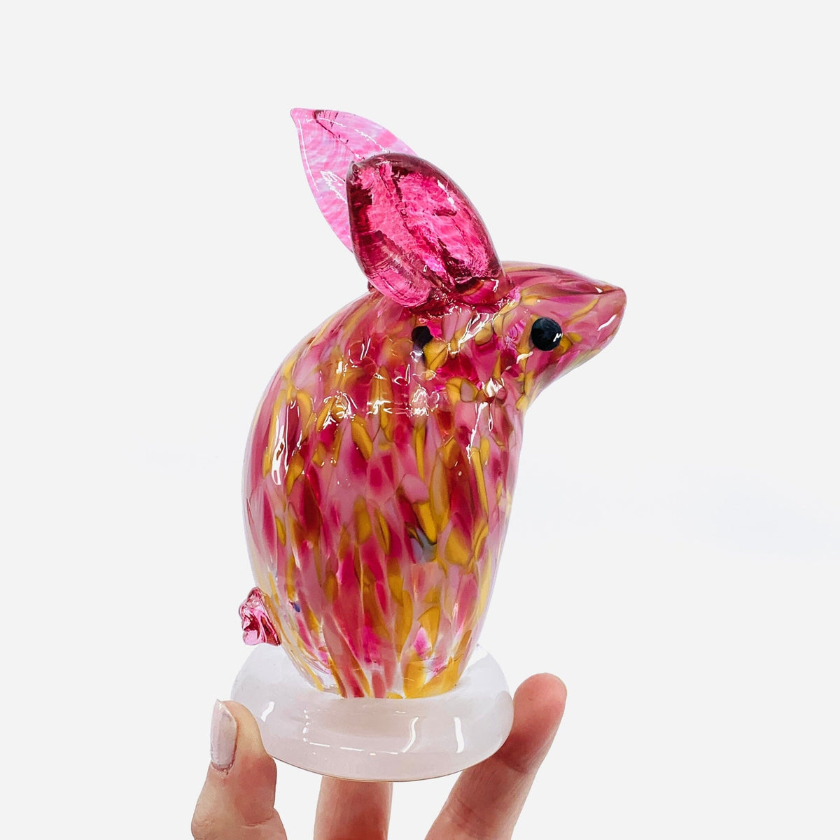 Daily Bunny 274 - Hibicus Gabby Luke Adams Glass Blowing Studio 