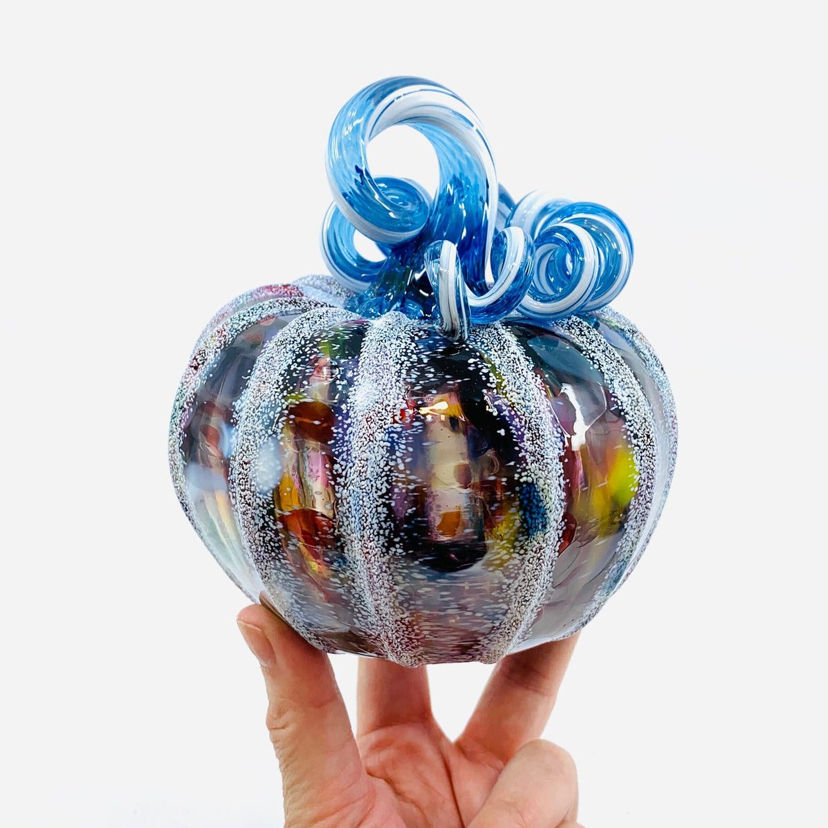 Daily Pumpkin 687 Squat Gabby Luke Adams Glass Blowing Studio 