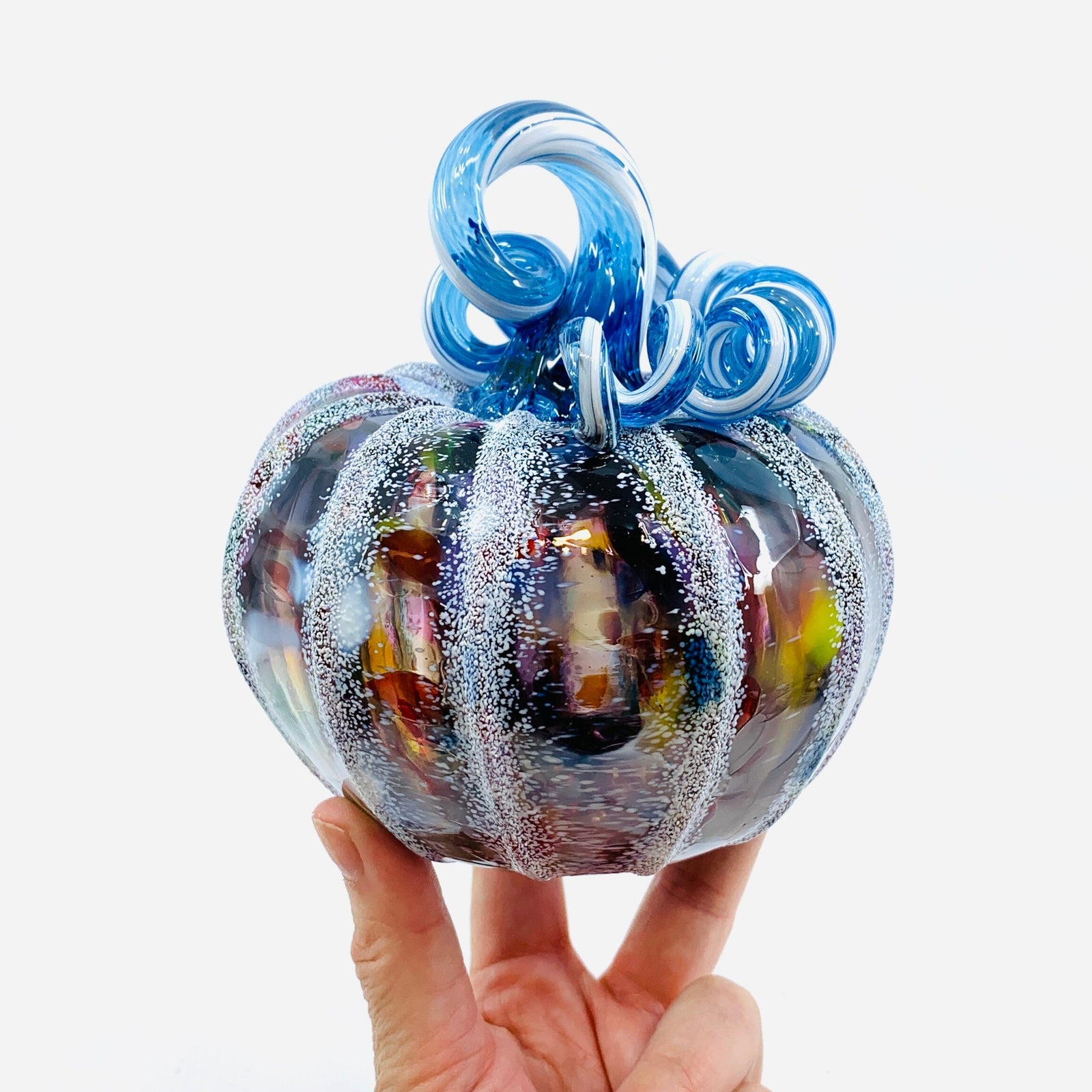 Daily Pumpkin 687 Squat Gabby Luke Adams Glass Blowing Studio 