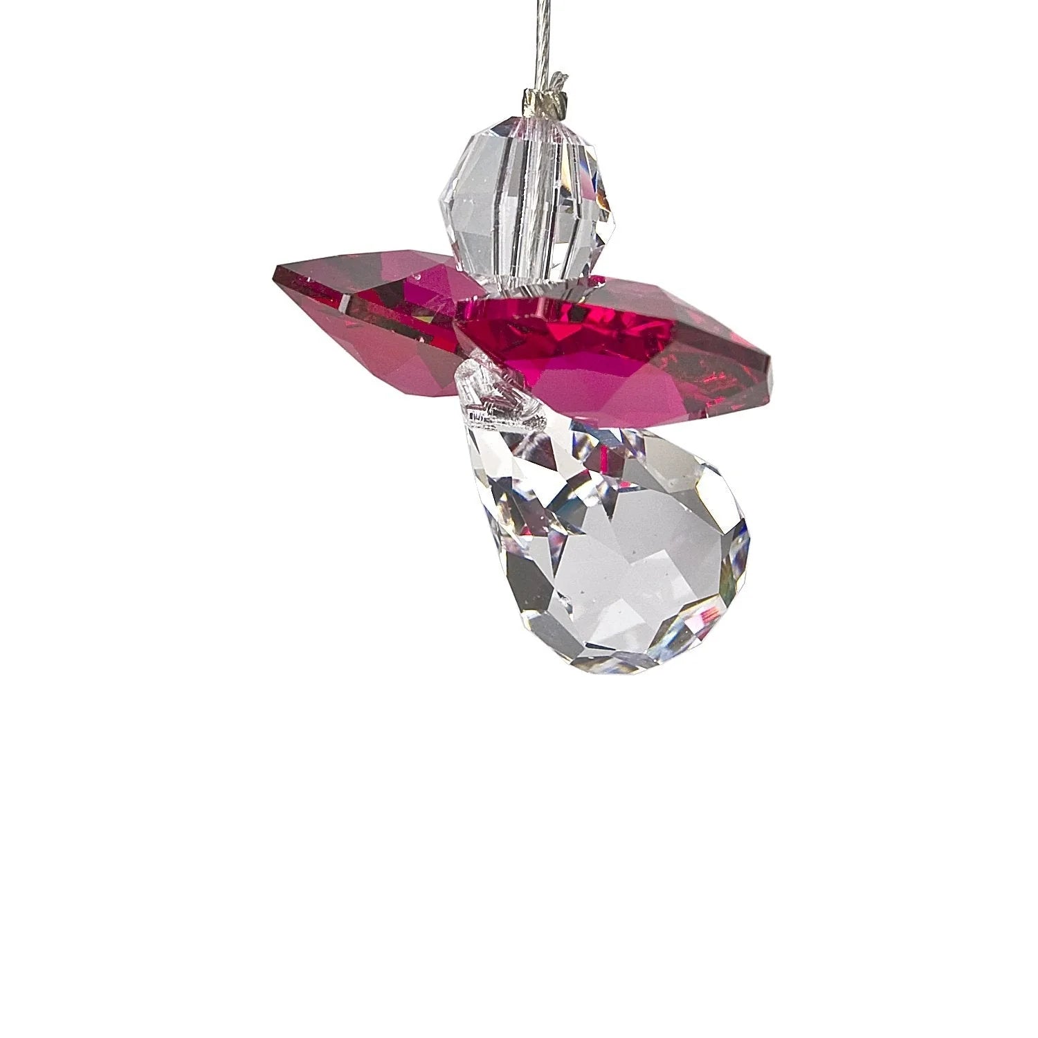 Crystal Fantasy Guardian Angel Suncatcher, Ruby 30 Woodstock Chimes 