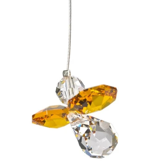 Crystal Fantasy Guardian Angel Suncatcher, Topaz 31 Woodstock Chimes 