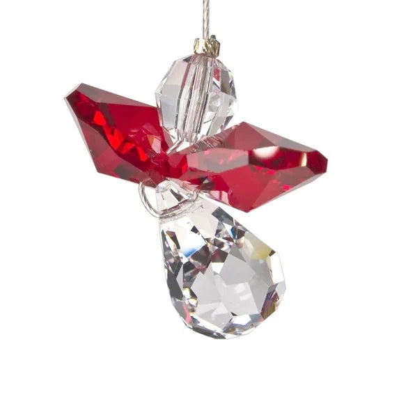 Crystal Fantasy Guardian Angel Suncatcher, Garnet 25 Woodstock Chimes 