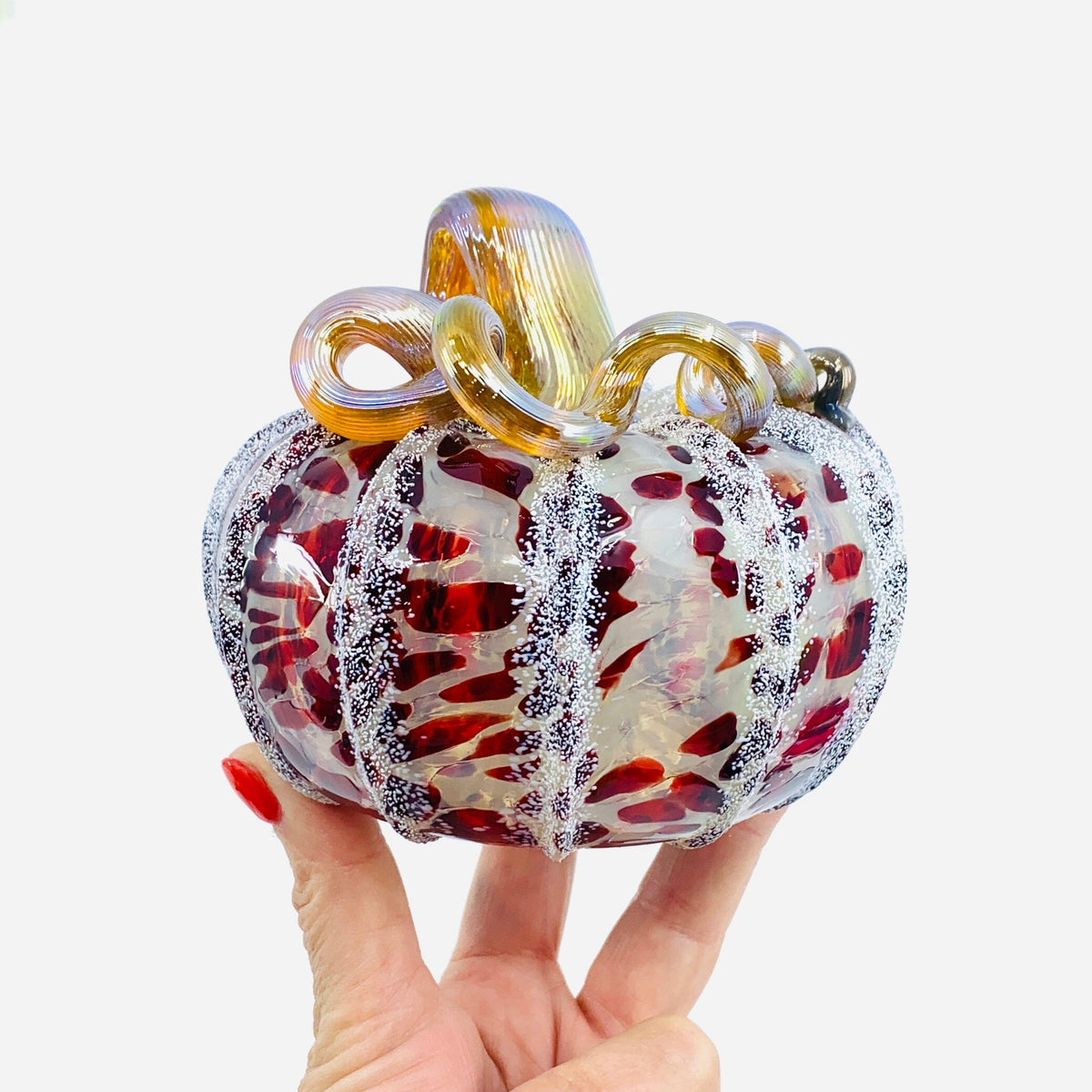 Sugared Snowberry Squat Inspo Luke Adams Glass Blowing Studio 