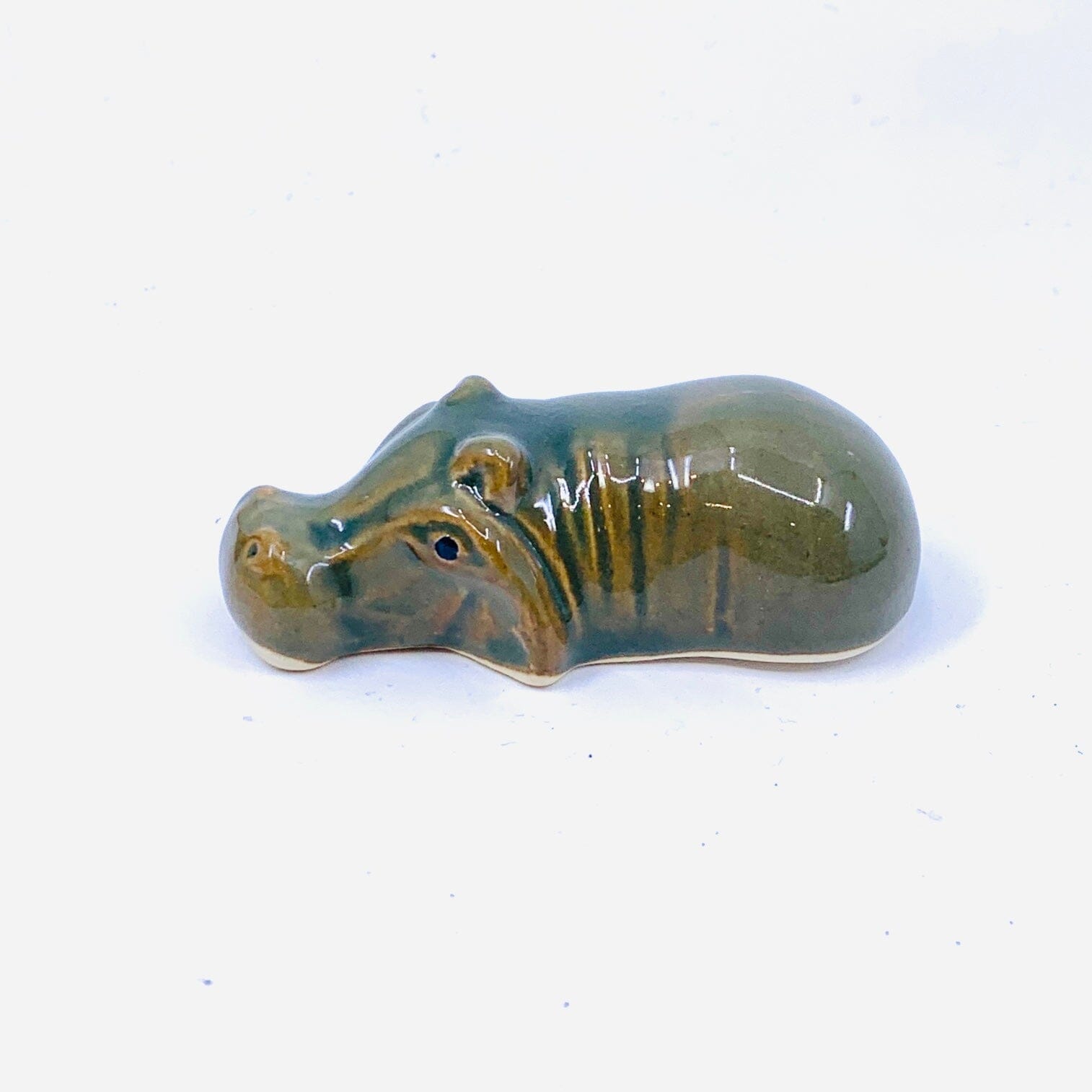 Stoneware Floating Baby Hippo Creative Co-Op 