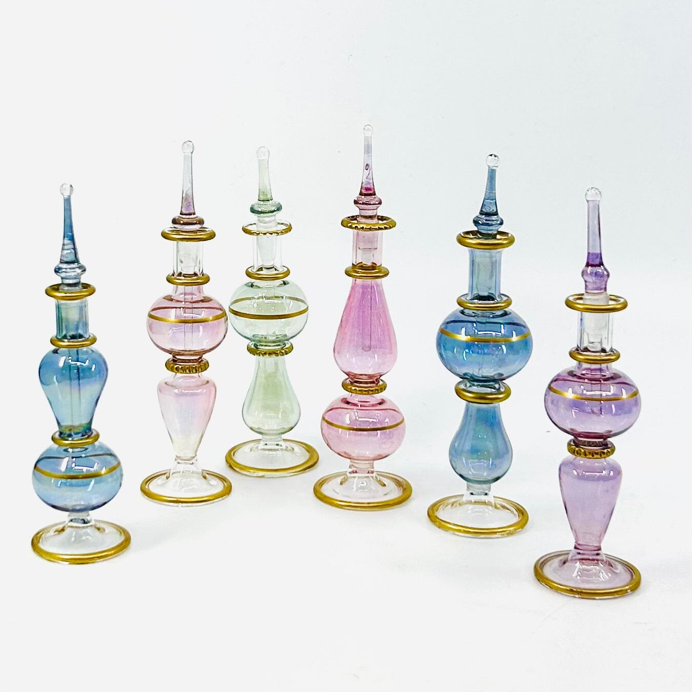 Egyptian Glass Perfume Bottles Miniature Gift Amazing 