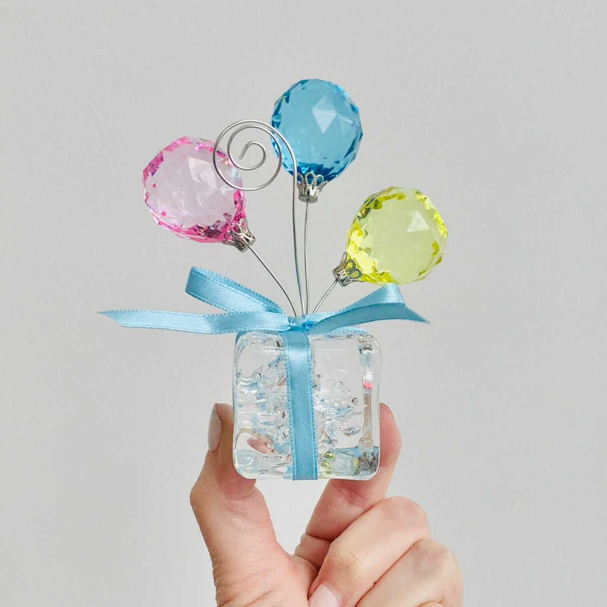Acrylic Birthday Balloon Bouquet, 23 Decor GANZ 