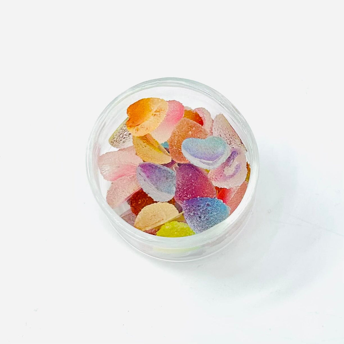 Tiniest Bowl of Gumdrop Hearts Miniature - 