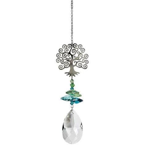 Crystal Fantasy Tree Suncatcher, 18 Woodstock Chimes 
