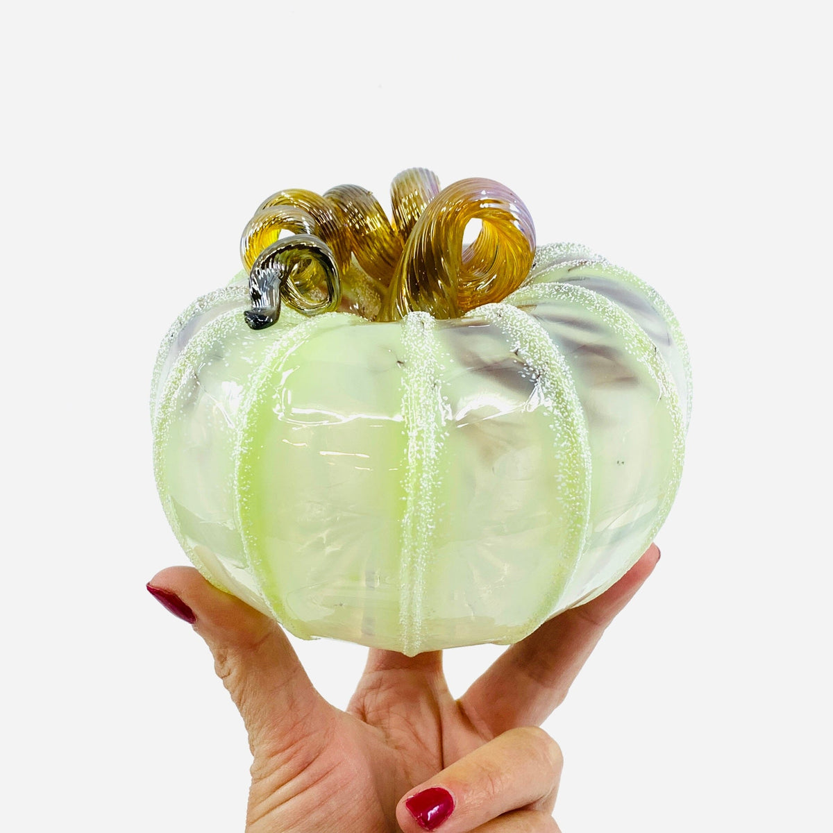 Daily Pumpkin 2049 Squat Gabby Luke Adams Glass Blowing Studio 