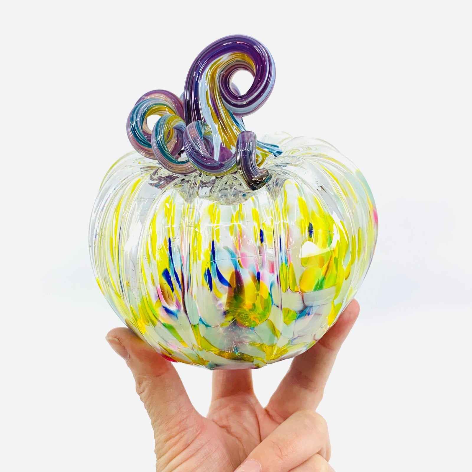 Daily Pumpkin 1056 Squat Gabby Luke Adams Glass Blowing Studio 
