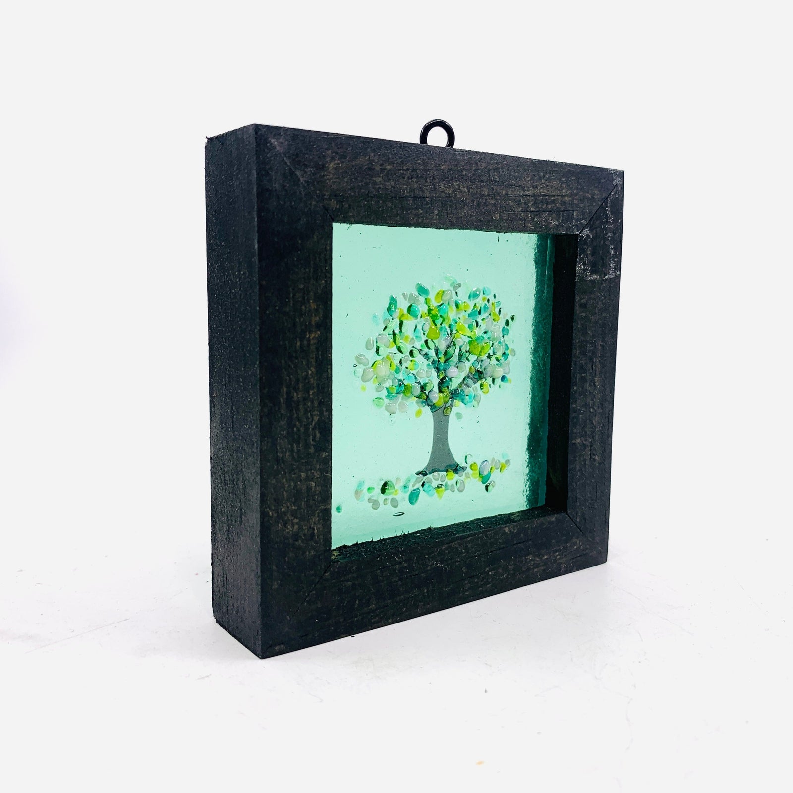Fused Glass Tree of Life Shadow Box 57 Decor Glimmer Glass Gifts 