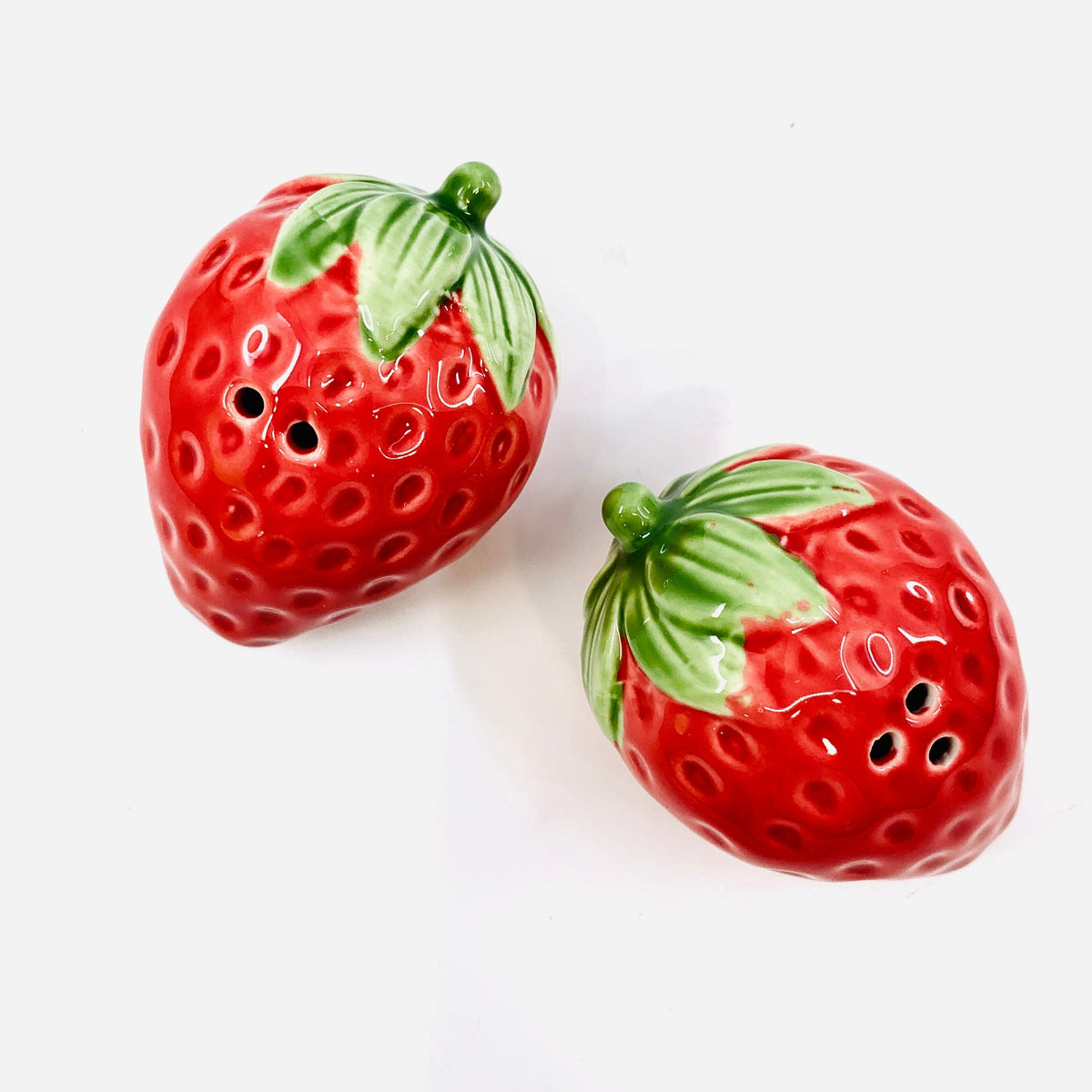 Strawberry Salt and Pepper Shakers Creative Co-Op 