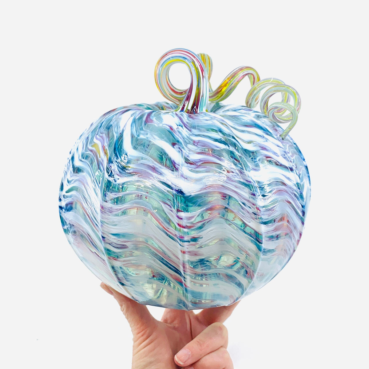 Daily Pumpkin 3279 Large Gabby Luke Adams Glass Blowing Studio 