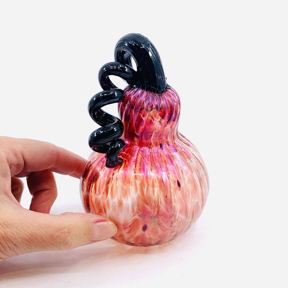 Daily Pumpkin 1356 Mini Gourd Daily Pumpkin Luke Adams Glass Blowing Studio 