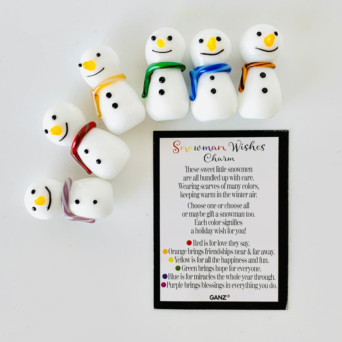 Snowman Wishes PT-125 Miniature GANZ 