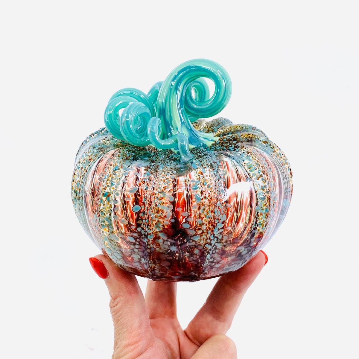 Daily Pumpkin 898 Holiday Squat Gabby Luke Adams Glass Blowing Studio 