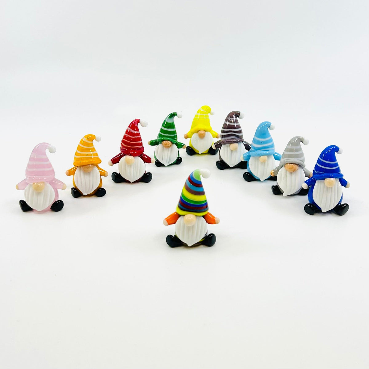 Everyday Little Glass Gnomes, Rainbow Miniature Alex 