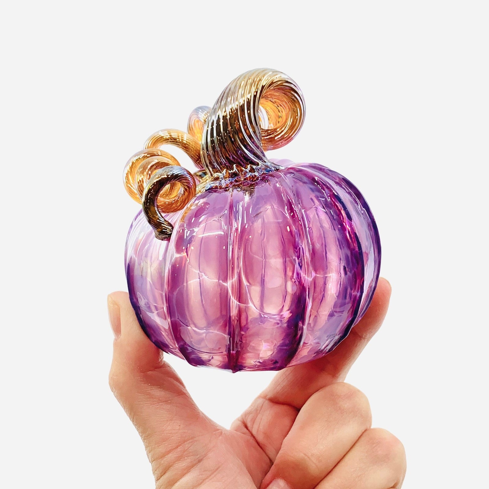 Daily Pumpkin 2035 Mini Gabby Luke Adams Glass Blowing Studio 