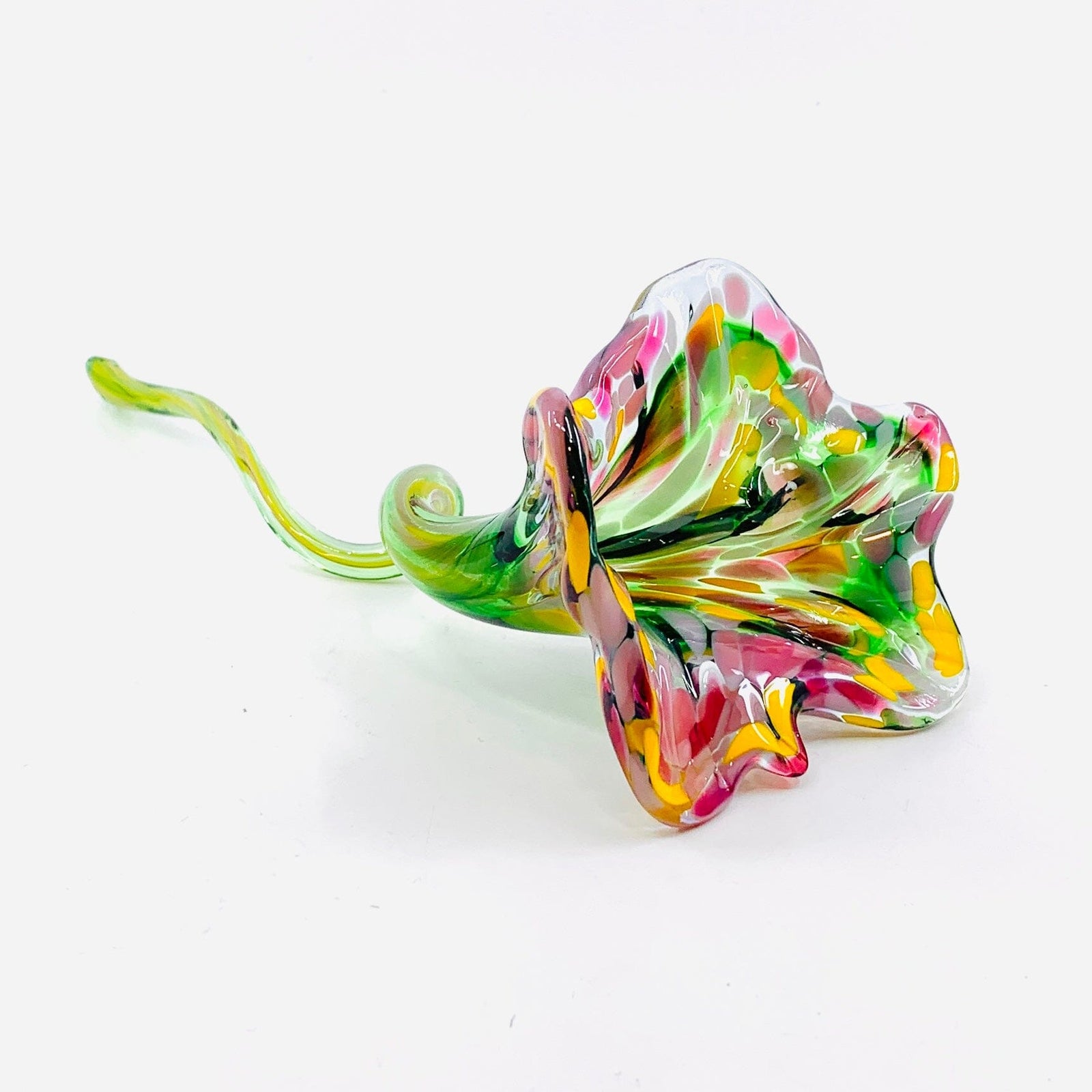 Pulled Glass Flower 35 Decor Luke Adams Glass Blowing Studio 