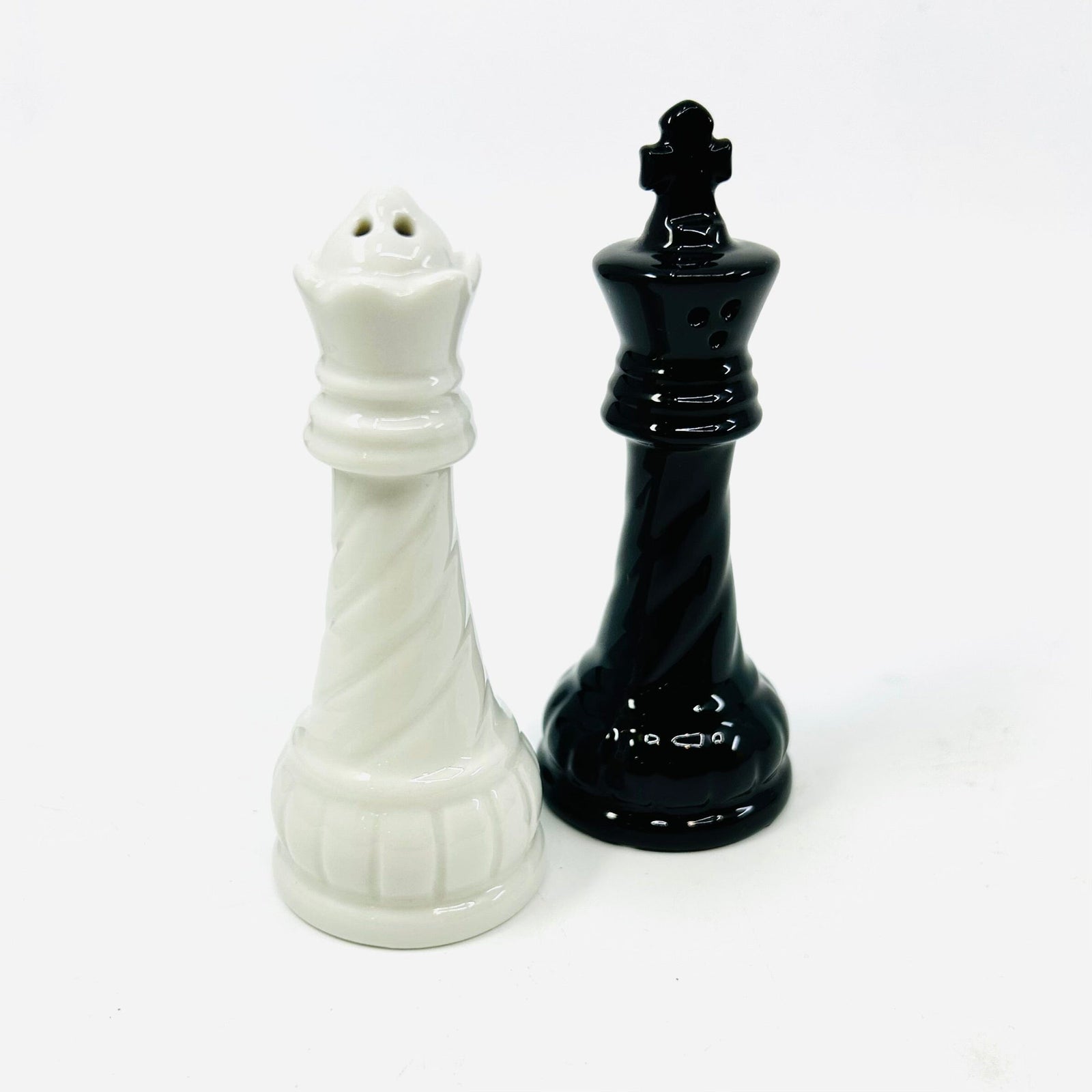 Chess King and Queen Salt and Pepper Shakers COSMOS 