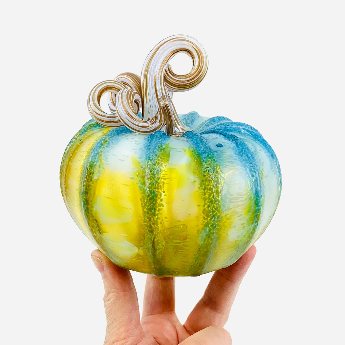 Daily Pumpkin 674 Coastal Matte Squat Gabby Luke Adams Glass Blowing Studio 