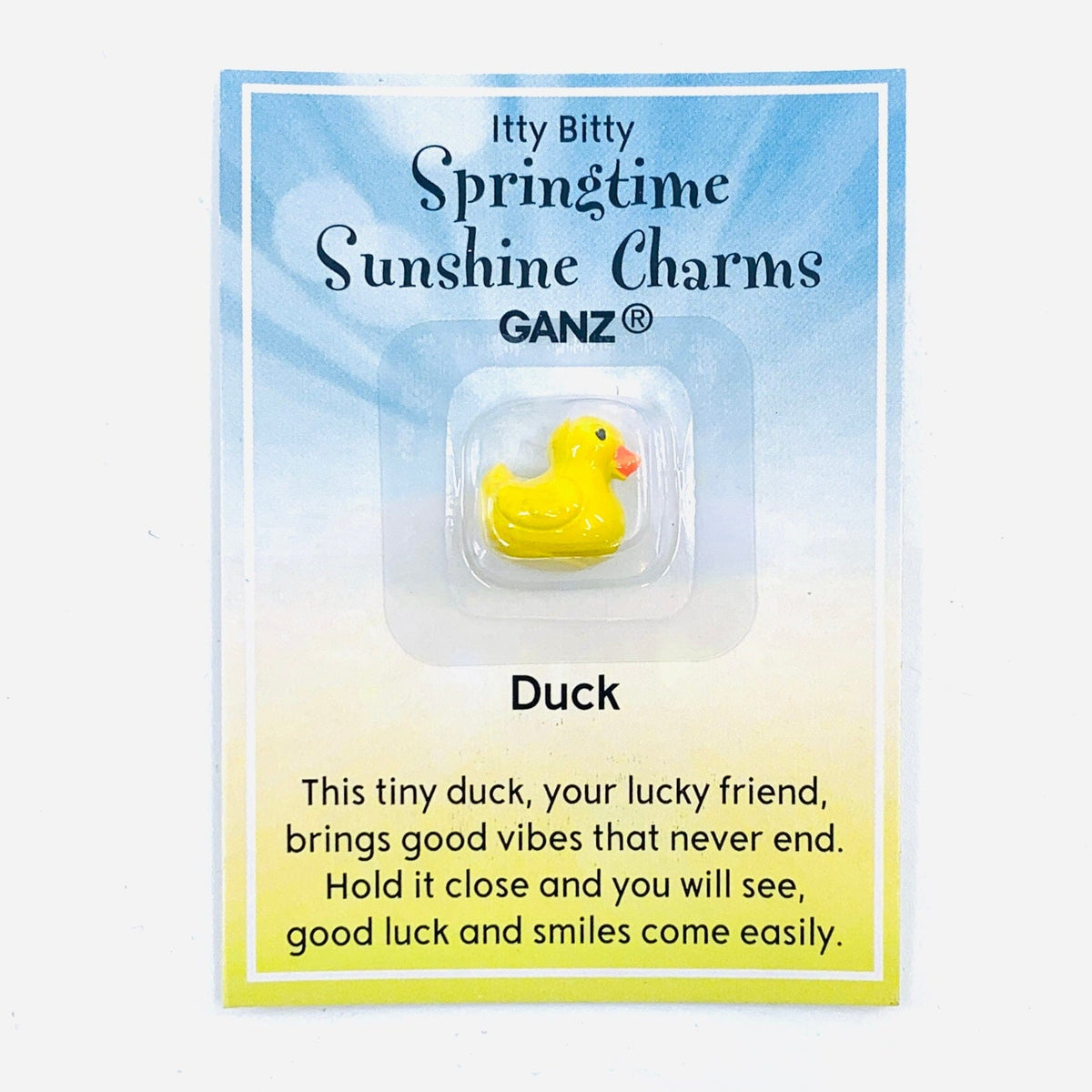 Itty Bitty Springtime Sunshine Charms, Duck GANZ 