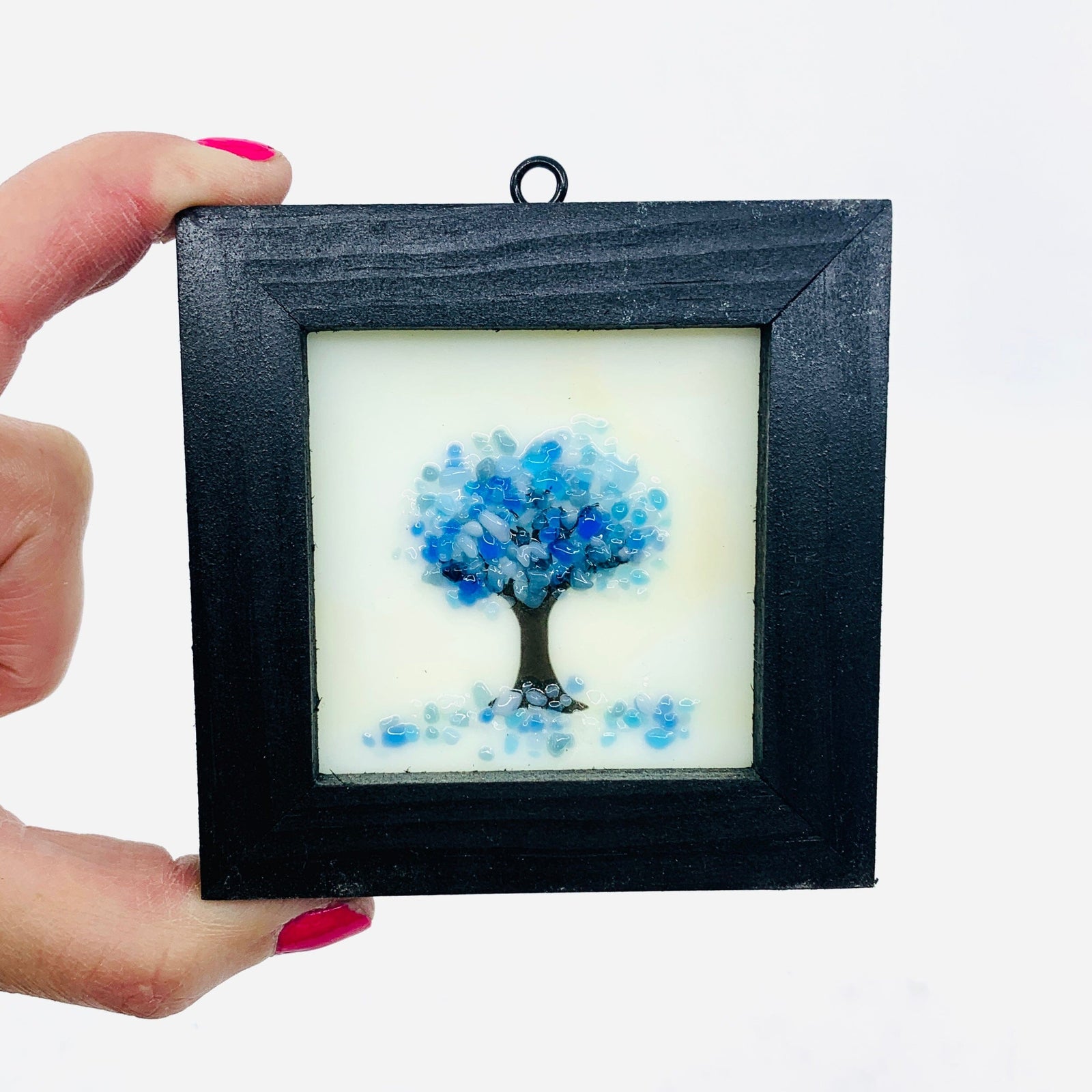 Fused Glass Tree of Life Shadow Box 168 Decor Glimmer Glass Gifts 
