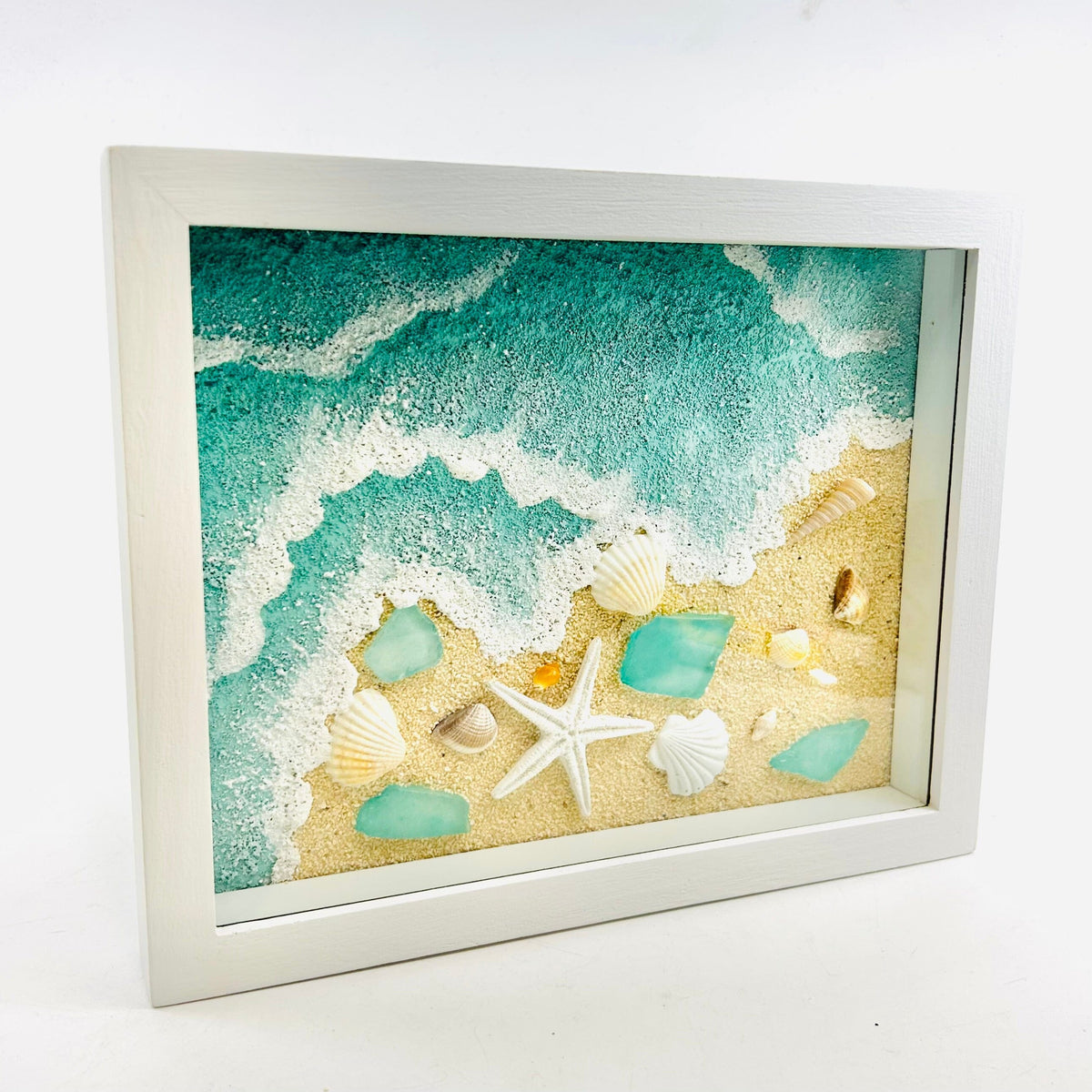 Starfish Shadow Box Frame Decor Chesapeake Bay 