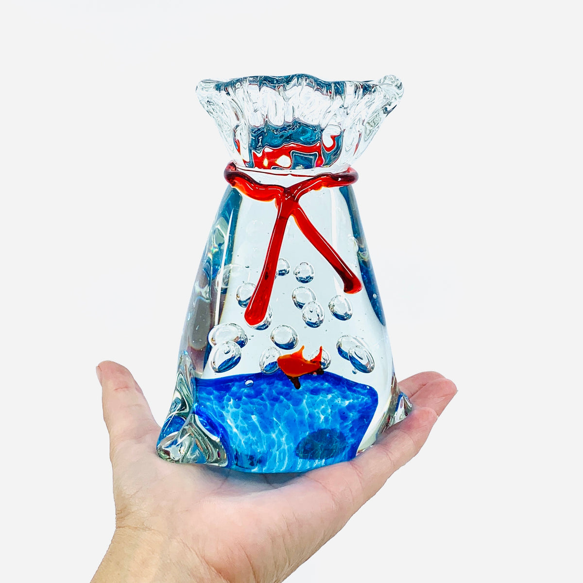 Goldfish in a Bag Paperweight