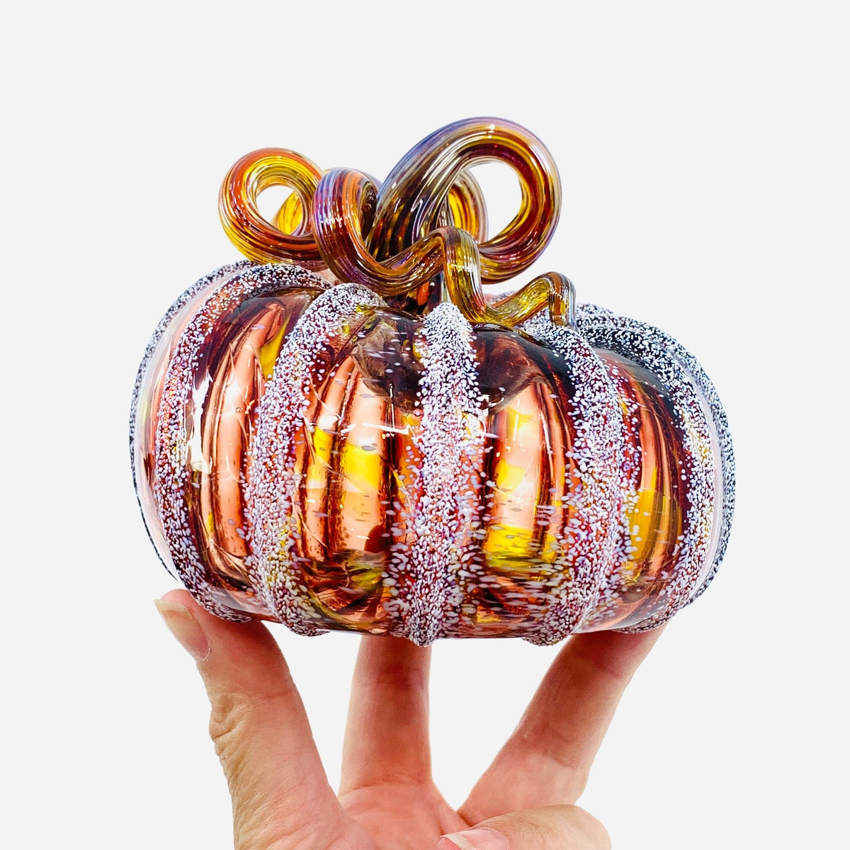 Daily Pumpkin 2994 Oops Squat Gabby Luke Adams Glass Blowing Studio 