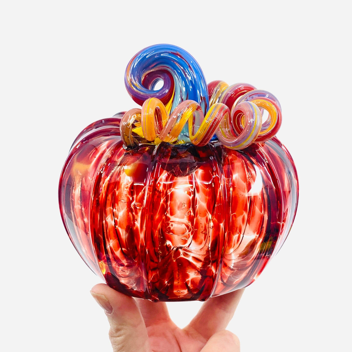 Daily Pumpkin 3246 Squat Gabby Luke Adams Glass Blowing Studio 