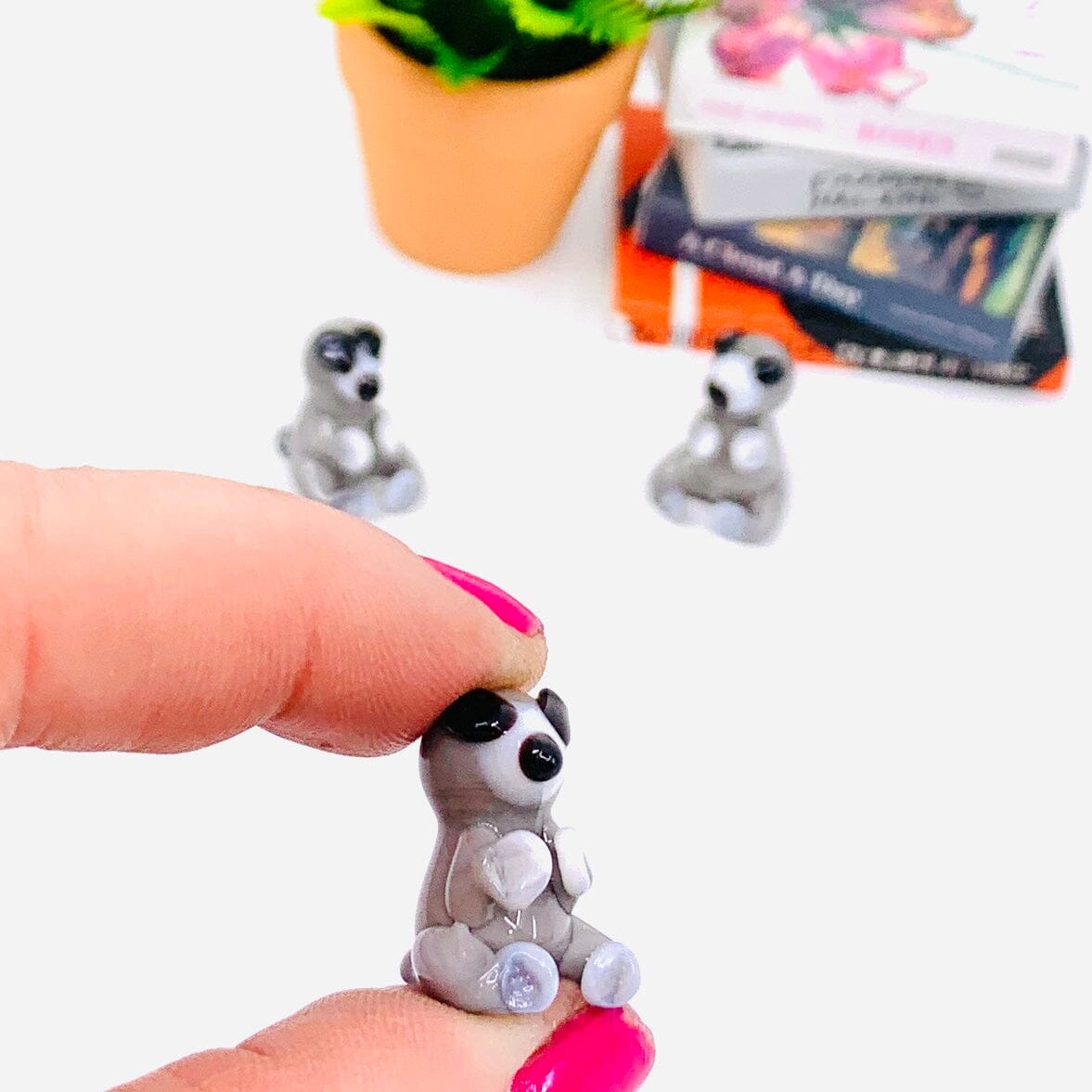 Tiny Glass Sloth 302 Miniature GANZ 