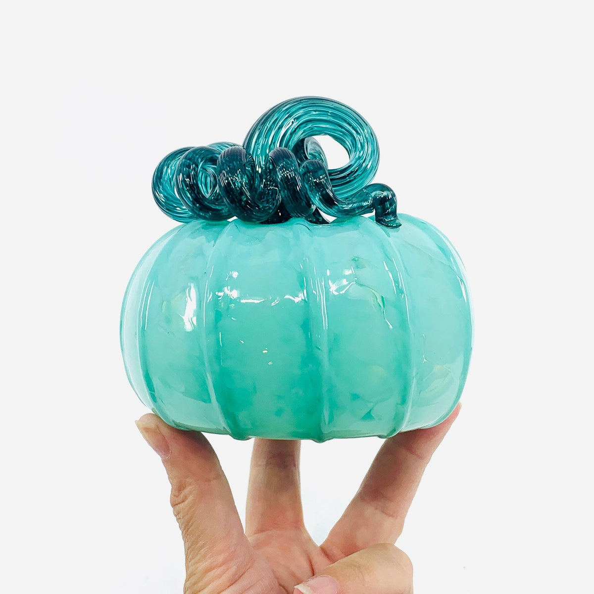 Daily Pumpkin 2988 Oops Squat Gabby Luke Adams Glass Blowing Studio 
