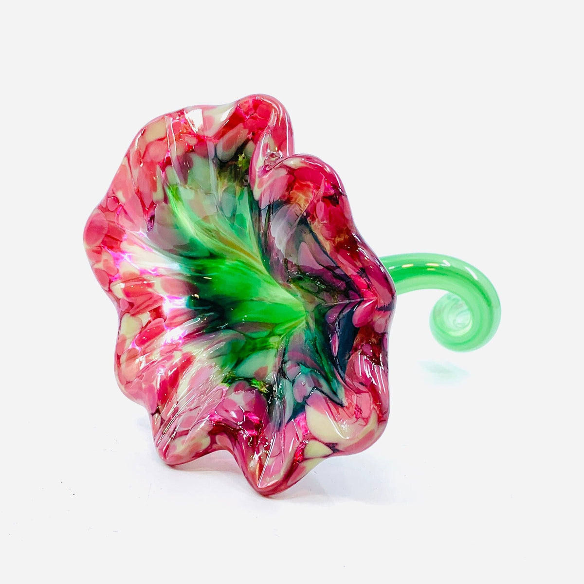 Pulled Glass Flower 48 Decor Luke Adams Glass Blowing Studio 