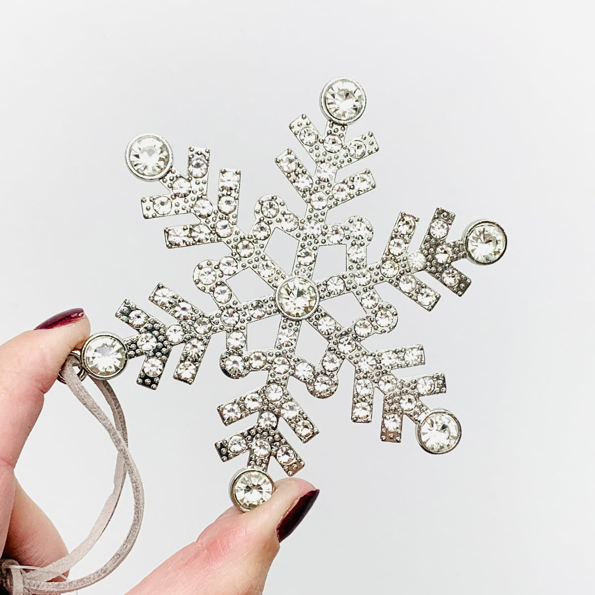 Snowflake Rhinestone Ornament 21