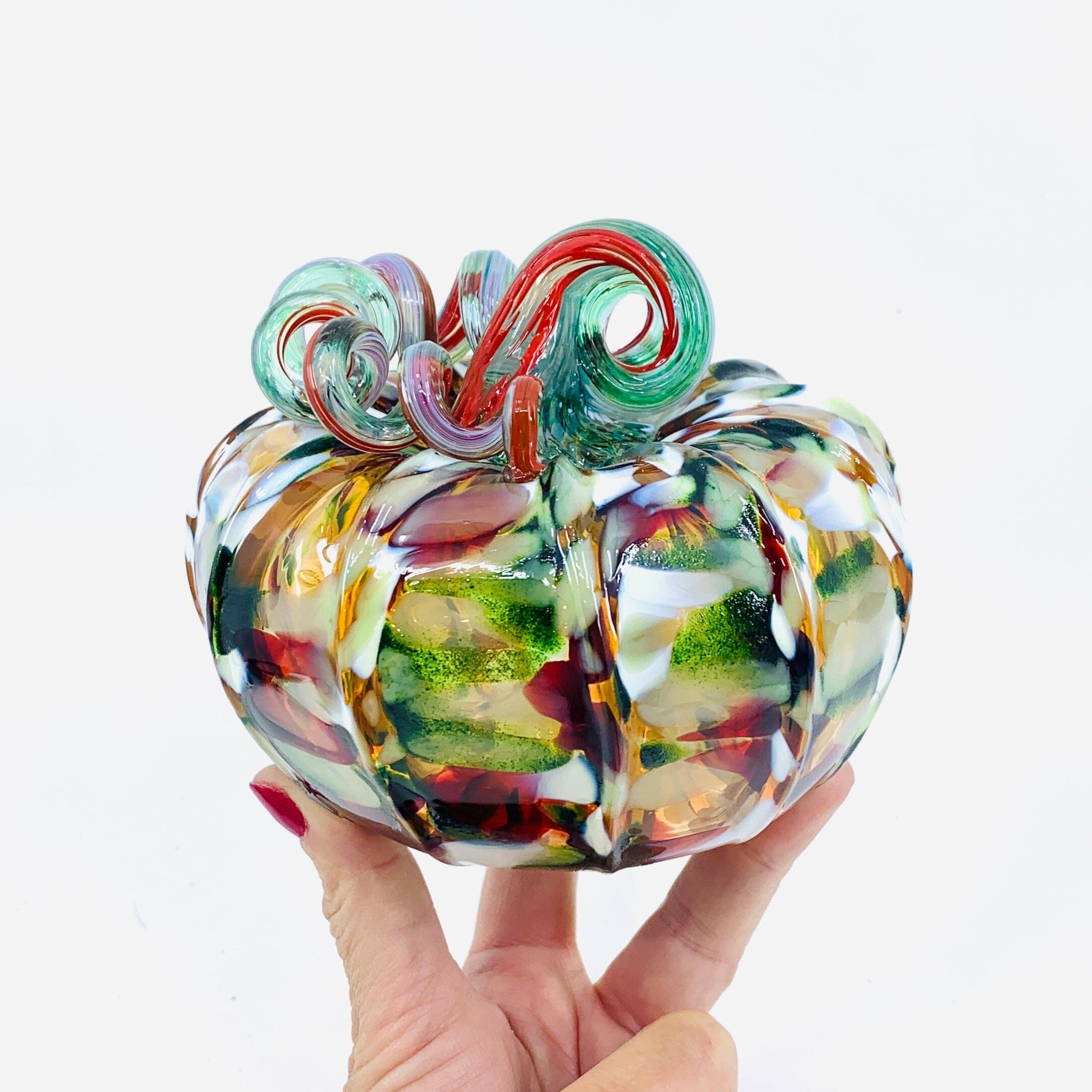 Daily Pumpkin 1909 Holiday Squat Gabby Luke Adams Glass Blowing Studio 