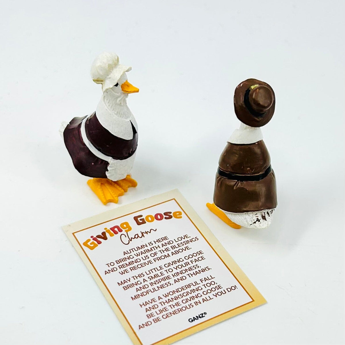 Giving Goose Pocket Charm PT34 Miniature GANZ 