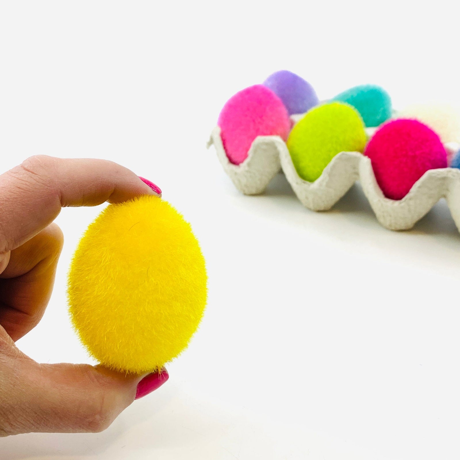 Flocked Egg, Yellow Decor One Hundred 80 Degrees 