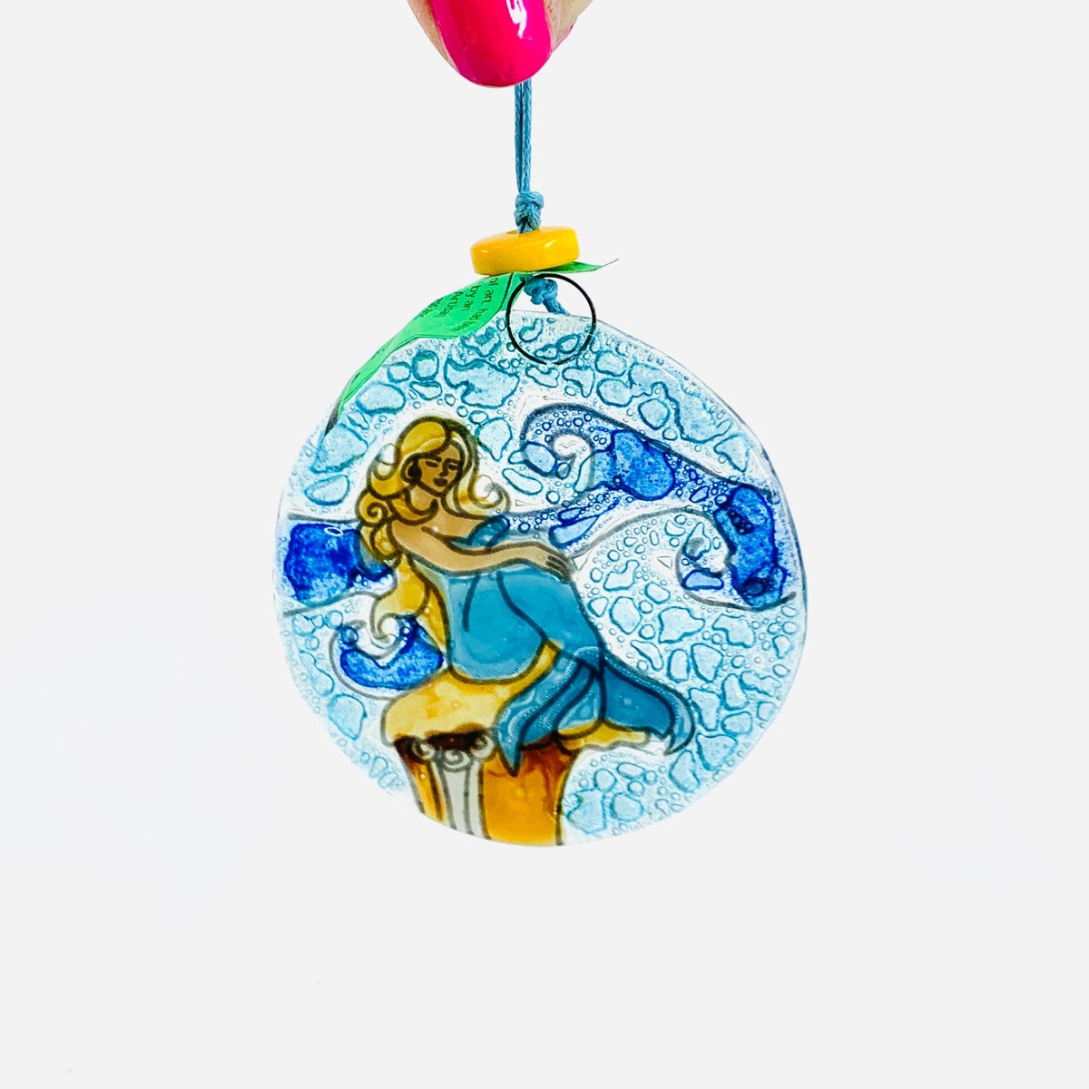 Fair Trade Ornament 145 Blonde Mermaid Ornament Pam Peana 